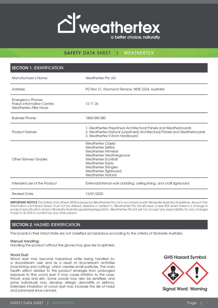 Safety data sheet