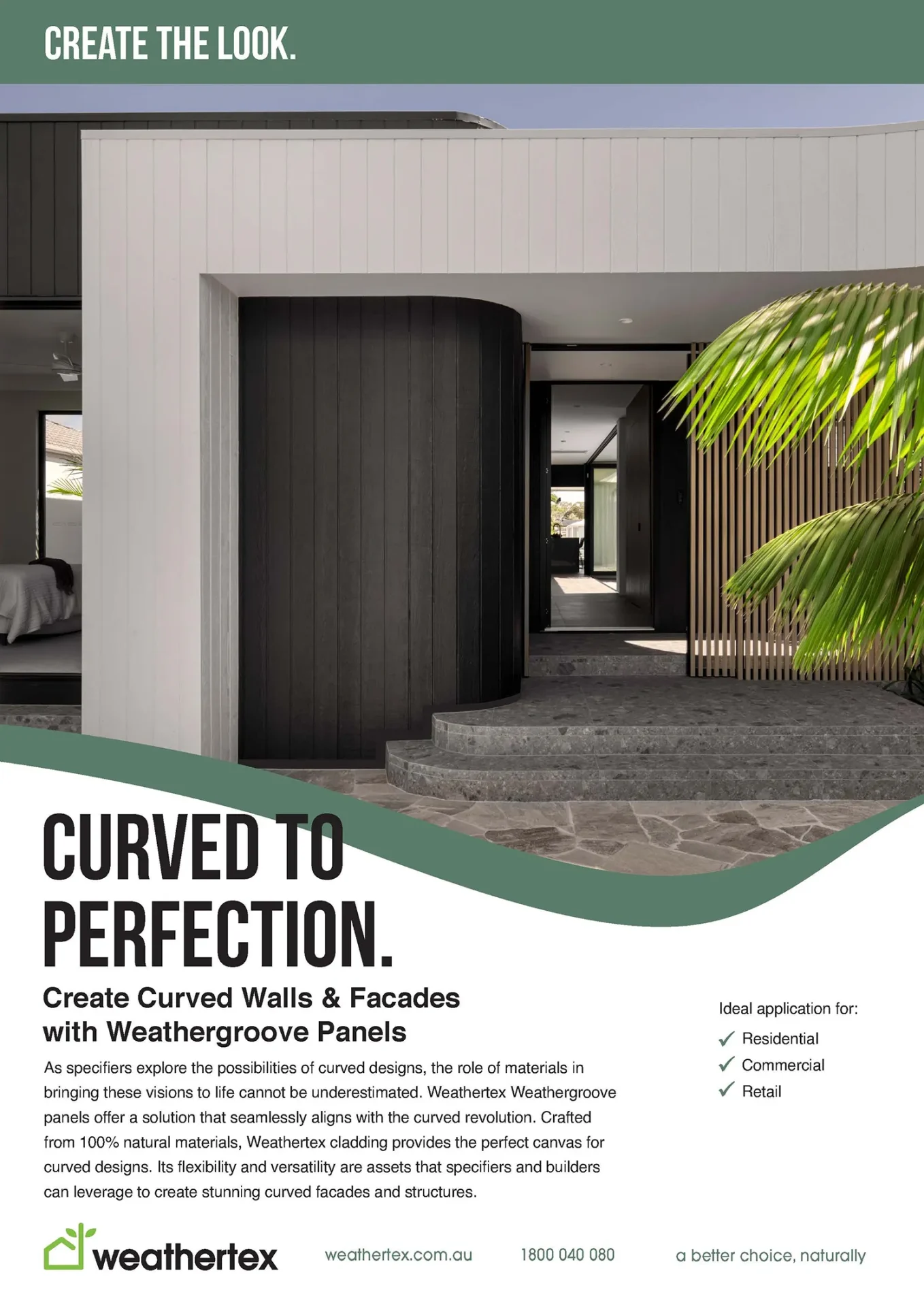 Create the look - curved walls flyer